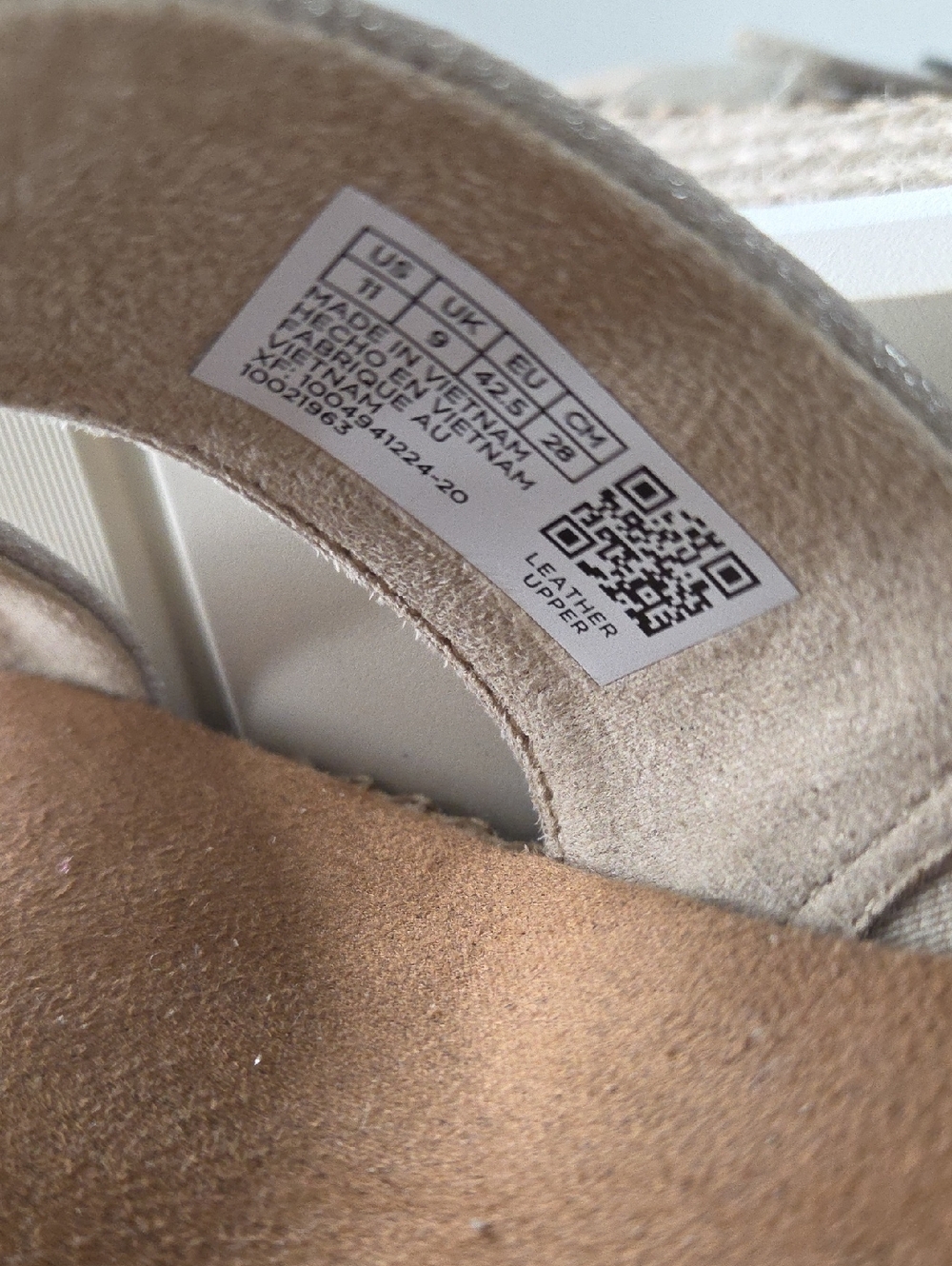 TOMS DARYA Silver Metalic Tan Platform Wedge Espadrille Sandals Size 11 - Picture 14 of 16